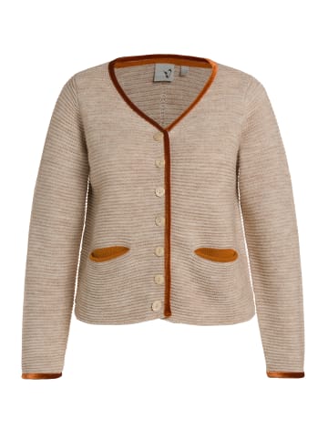 Ulla Popken Strickjacke in beige