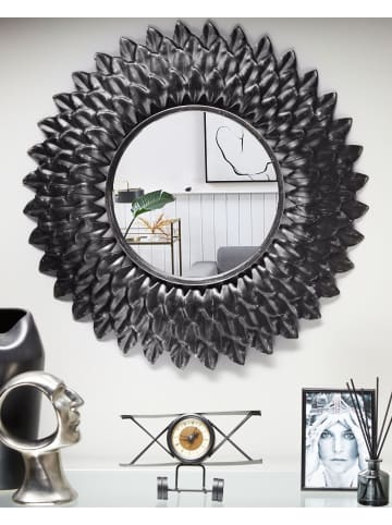 Beliani Wandspiegel LARRAU in Silber - (W) 70 x (H) 70 x (L) 4 cm