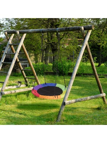 relaxdays Nestschaukel in Bunt - Ø 100 cm