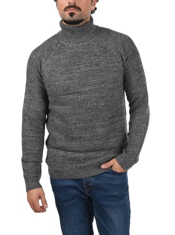 BLEND Rollkragenpullover in grau