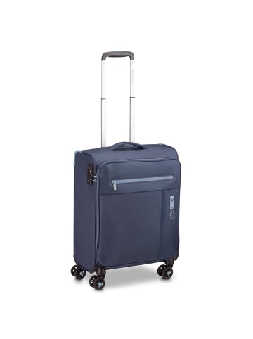 Roncato Lite Soft Neon 4 Rollen Kabinentrolley 55 cm in navy blau