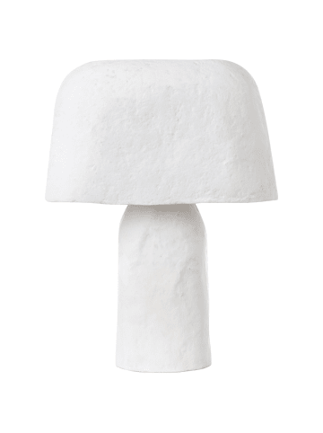 Beliani Tischleuchten CARRASCO in Weiß - (W) 30 x (H) 43 x (L) 30 cm