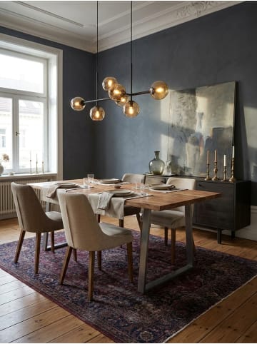 KADIMA DESIGN Esszimmertisch 140x80x76 cm Massivholz / Metall Esstisch