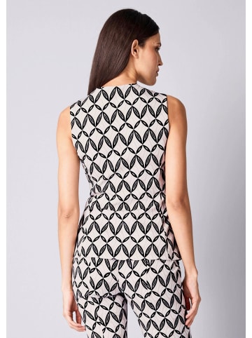 Alba Moda Bluse in Wickeloptik in taupe