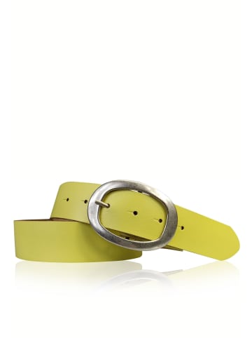 FRONHOFER Ledergürtel in Lemon