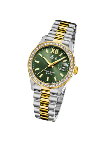 Lotus Chronograph-Armbanduhr Lotus Classic silber, gold mittel (ca. 32,5mm)