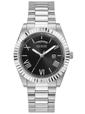 Guess Analoguhr für Herren in silber