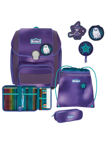 Scout Genius Schulzanzen-Set 4tlg. Superflasch in purple magic