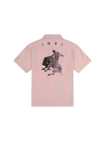 Wrangler Kurzarmhemd Shortsleeve Resort in Dusty Rose