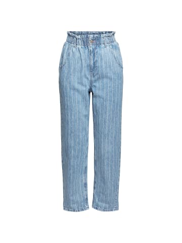 edc by esprit Paperbag-Jeans mit Nadelstreifen in Hellblau