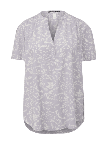 QS Bluse kurzarm in Grau
