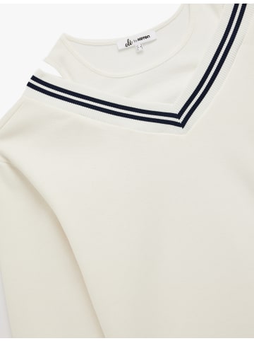 KOTON SWEATSHIRTS in Ekru