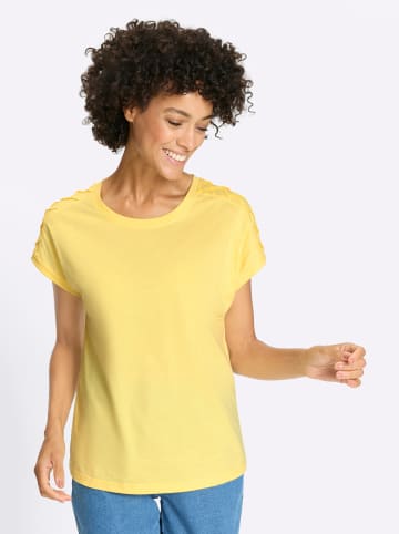 Sieh an! Rundhals-Shirt in zitrone