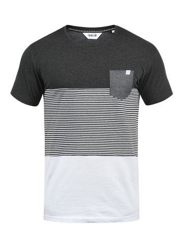 !SOLID Rundhalsshirt in grau