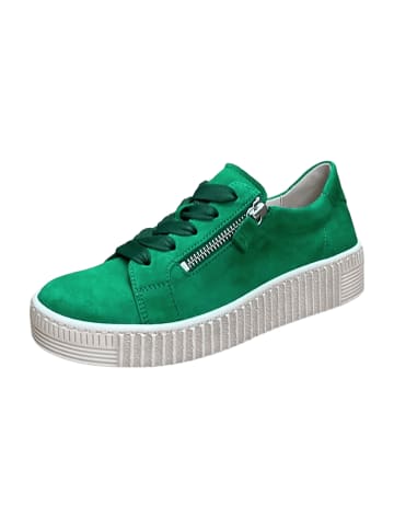 Gabor Plateau Schnürschuhe in Grün