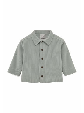 Hessnatur Hessnatur Cord-Jacke Mini Boho aus reiner Bio-Baumwolle in nebelblau