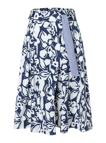 More & More weit schwingender Blumenrock in twotone flower print