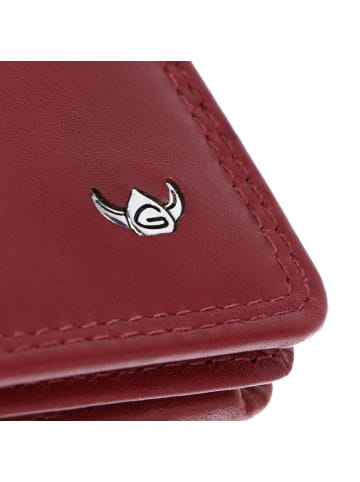 Golden Head Polo Geldbörse RFID Schutz Leder 11 cm in rot