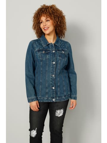 MIAMODA Jacke in blue denim