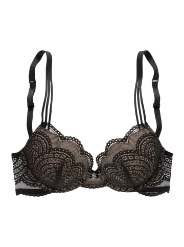 LASCANA Push-up-BH in schwarz