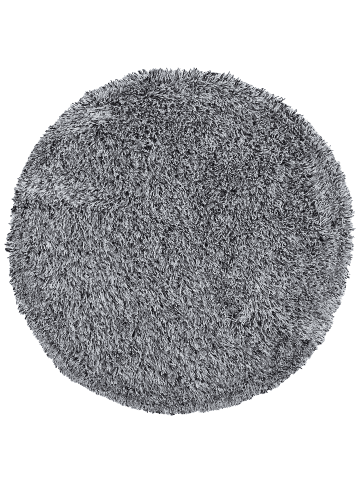 Beliani Shaggy CIDE in Schwarz/Weiß - (W) 140 x (H) 7 x (L) 140 cm