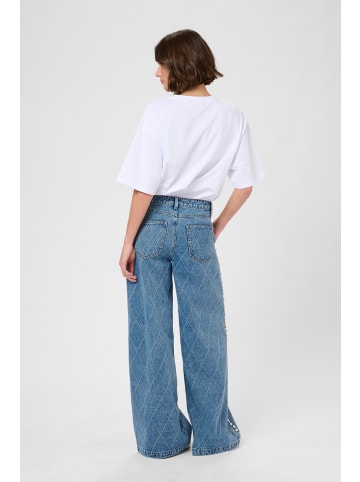 CULTURE Jeans CUalys Straight fit in Light Blue Wash