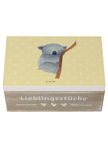 Mr. & Mrs. Panda Geschenkbox Koalabär ohne Spruch in Gelb Pastell
