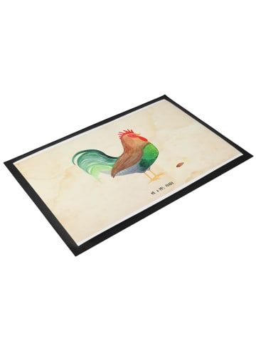 Mr. & Mrs. Panda Fussmatte Hahn Korn ohne Spruch in Vintage