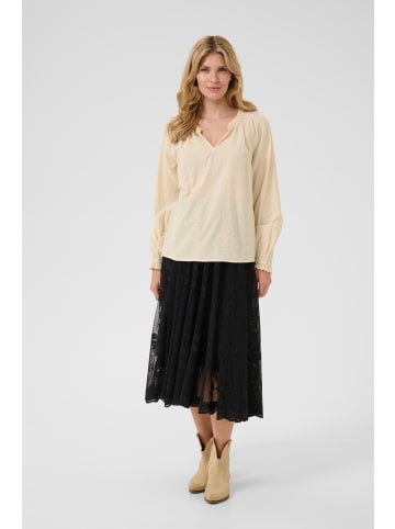 Cream Kurzarm-Bluse CRSienna Straight fit in Oatmeal