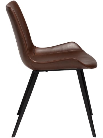 ebuy24 Esszimmerstuhl Hype Dunkelbraun 2er Set