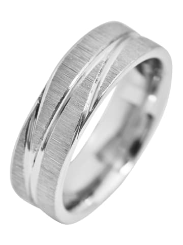 Adeliás Herren Ring aus Edelstahl in silber