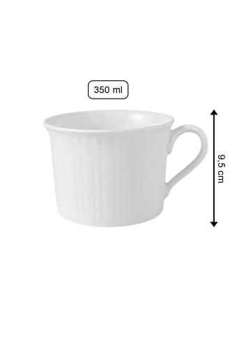 Villeroy & Boch Cappuccinotasse Cellini 350 ml in weiß