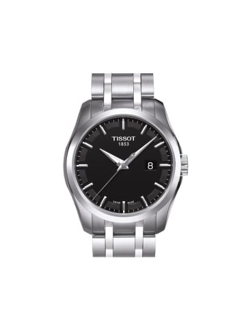 Tissot Couturier Uhr silber schwarz T035.410.11.051.00