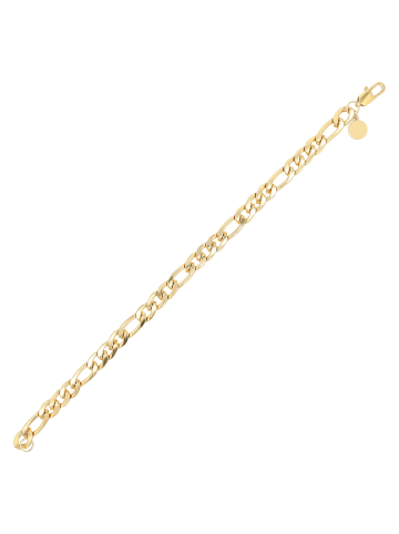 Adeliás Unisex Armband aus Edelstahl 21,5 cm in gold