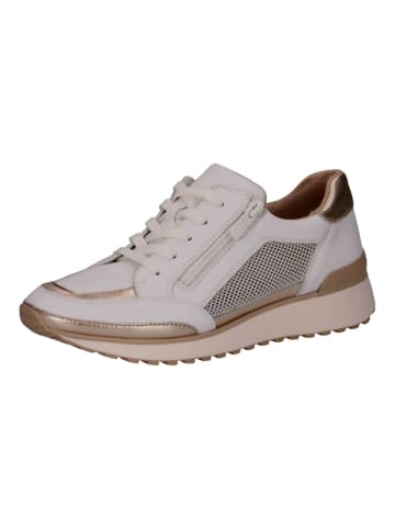 Caprice Sneaker in Weiß/Gold