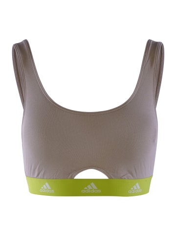 adidas Bustier SCOOP BRALETTE in beige