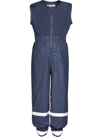Playshoes Kinder Regenhose "Regenhose mit Fleece-Latz" in Blau