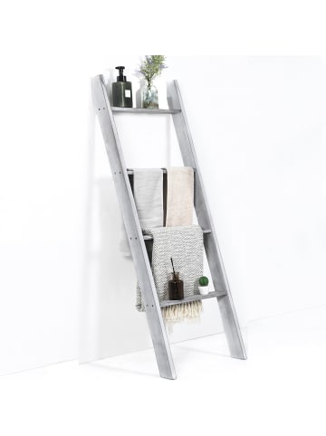 COSTWAY Handtuchhalter 4 Ebenen in Grau
