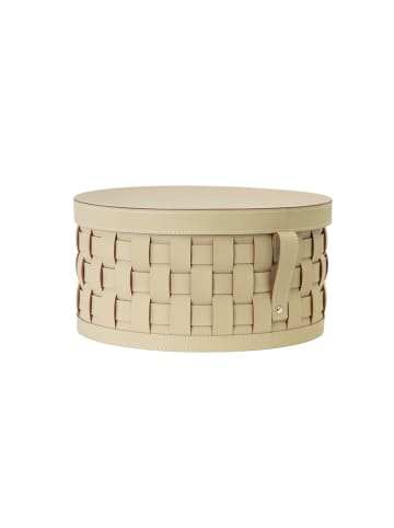 Angel Cerdá Dekorativer Korb 3304 in Sand – Ø40 x (H)19 cm