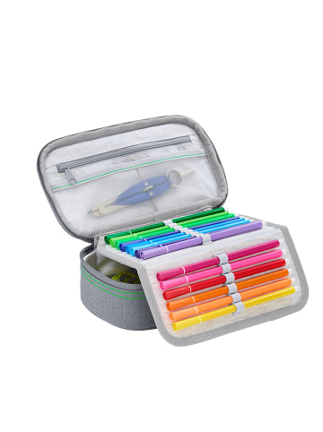 Coocazoo Mäppchen "Mixed Silver Dust" in Grau