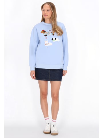 myMo Women Sweatshirt in light blue