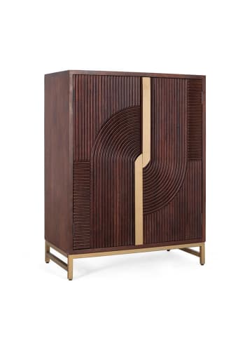 Giner y Colomer Barmöbel aus Mangoholz und Metall in Brown