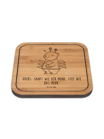 Mr. & Mrs. Panda kork untersetzer Krebs Astrologie mit Spruch in Transparent