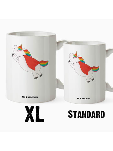 Mr. & Mrs. Panda Teepott Einhorn Geburtstag mit Spruch in Weiß