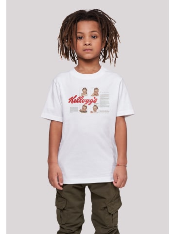 F4NT4STIC T-Shirt Kellogg's Corn Flakes Cereal Box Children Retro in weiß