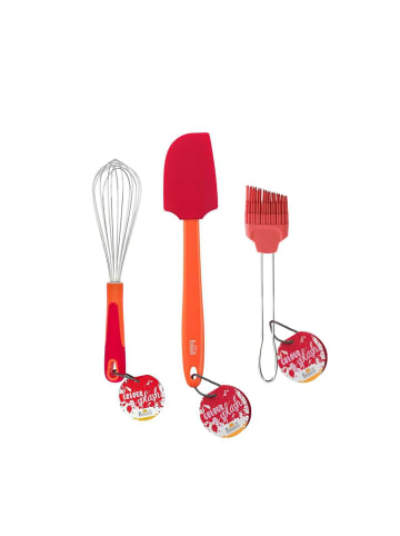 Birkmann 3er Set Backzubehör Colour Kitchen in rot