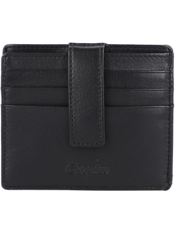 Esquire Oslo Kreditkartenetui RFID Leder 9,5 cm in schwarz