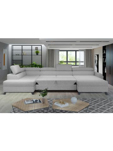 MF Design Joseppe Recamiere Links in Grau -  (L) 200 x (B) 360 x (H) 92 cm