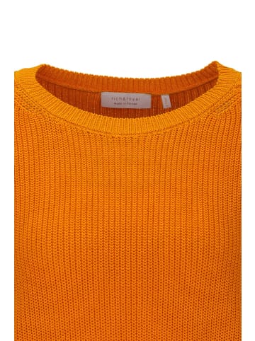 Rich & Royal Pullunder Crew Neck Sleeveless Organic in Orange