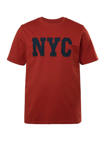 JP1880 Kurzarm T-Shirt in ziegelrot